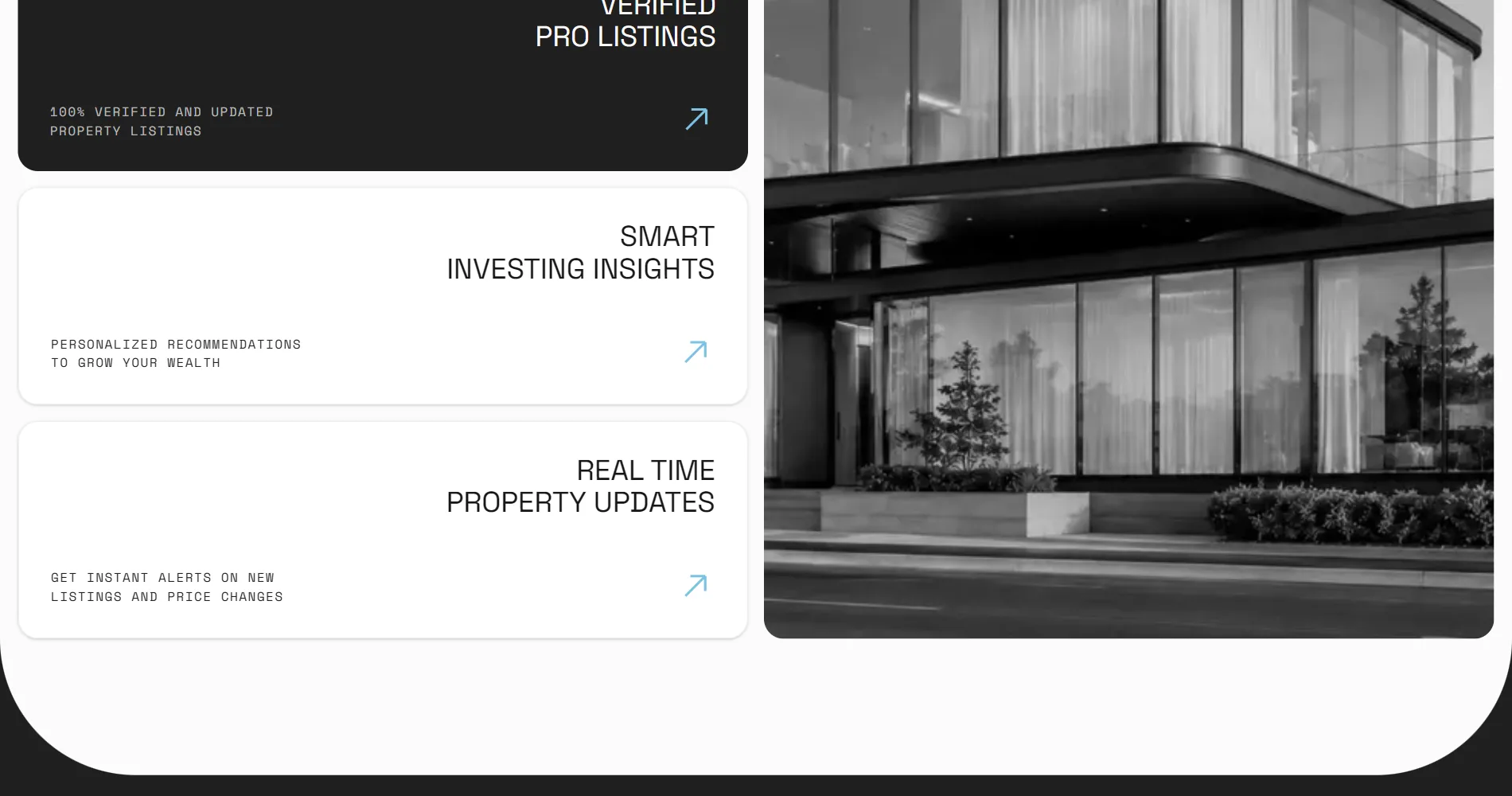 The City Arcade website, a desktop screen
