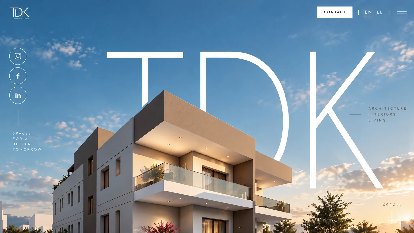 The TDK Design & Build website