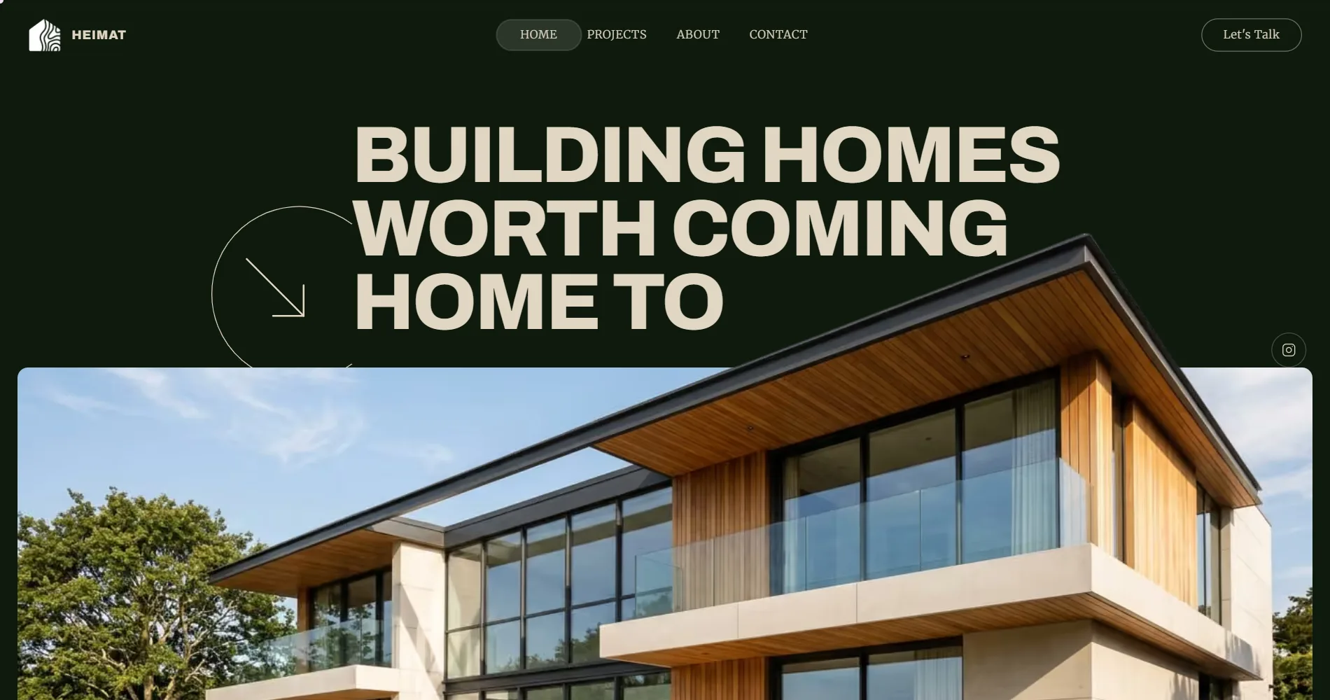 Heimat Group, the website