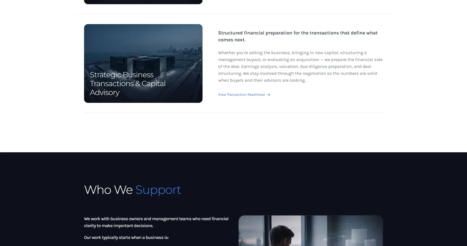 The Velricon website, a desktop screen